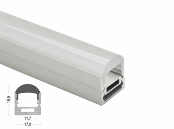 KA27 17x20mm LED Aluminum Profile for Strip Lights